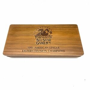 Toronto '91 All-Star Games Wooden Presentation  Box - Brown
